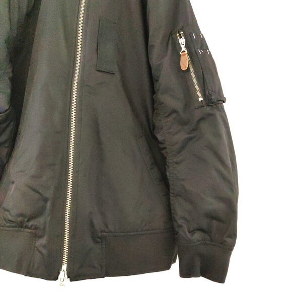 Abercrombie Men's Black Bomber Jacket - Size S - Picture 3 of 6